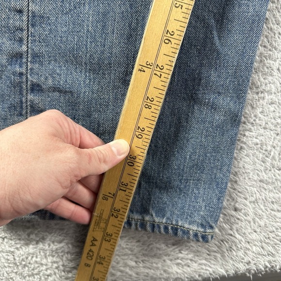 VINTAGE Polo Ralph‎ Lauren Jeans Mens 34x32 Classic Fit Medium Wash Faded - Picture 3 of 9